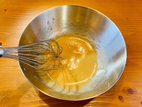 バターなし　ヨーグルトマフィンの作り方1