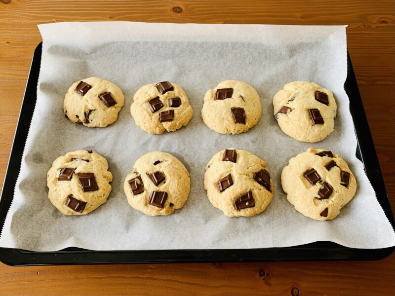 ホットケーキミックス使用　チョコチャンククッキー　簡単レシピ