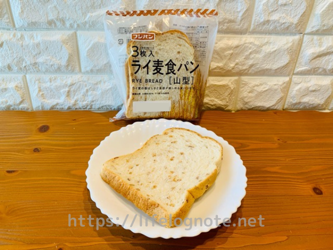 フジパン　ライ麦食パン　山型